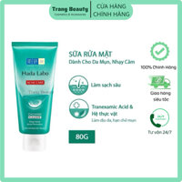 Sữa rửa mặt Hada Labo cho da dầu mụn, da nhạy cảm Hada Labo Acne Care Calming Cleanser 80g