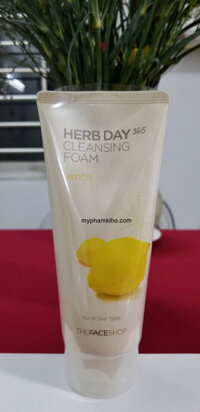 Sữa rửa mặt herb 365 day cleansing foam The face shop (Lemon : Chanh)