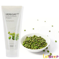 Sữa rửa mặt Herb Day 365 Cleansing Foam Mung Beans TheFaceShop