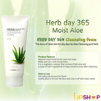 Sữa Rửa Mặt Herb Day 365 Cleansing Foam Aloe TheFaceShop