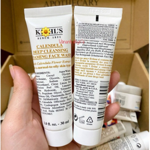 Sữa rửa mặt hoa Cúc Kiehl’s Calendula Deep Cleansing Foaming Face Wash 30ml