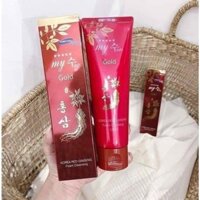 Sữa rửa mặt hồng sâm đỏ My Jin Gold Korea Red Ginseng Foam Cleanser 130ml