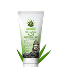 Sữa rửa mặt Jeju Aloe Cleansing Foam – 120g, dưỡng ẩm cho da, làm sạch bụi bẩn, cặn trang điểm