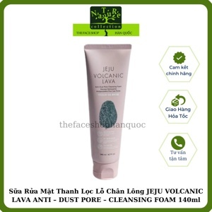 Sữa rửa mặt Jeju Volcanic Lava Pore Scrub Foam The Face Shop