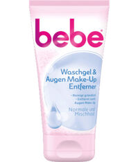 Sữa rửa mặt kèm tẩy trang Bebe cho da thường và hỗn hợp