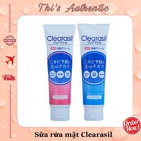 Sữa rửa mặt kiểm soát mụn Clearasil 120gr (hàng nội địa Nhật Bản)