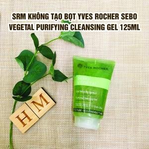 Sữa Rửa Mặt Kiểm Soát Nhờn Yves Rocher Purifying Cleansing Gel 125ml