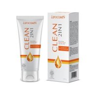 SỮA RỬA MẶT kiêm TẨY TẾ BÀO CHẾT LIPOCUMIN Clean 2in1. Lành tính với da
