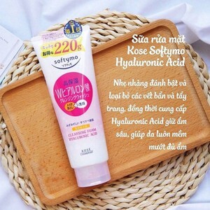 Sữa rửa mặt Kose Hyaluronic Acid 220g