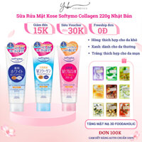Sữa rửa mặt Kose Softymo Cleansing Wash 220g Collagen Nhật Bản - YUBI SHOP