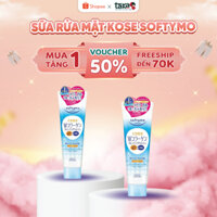 Sữa Rửa Mặt Kose Softymo Cleansing Foam 190g Dành Cho Mọi Loại Da , Sữa Rửa Mặt Trắng Da Nhật Bản