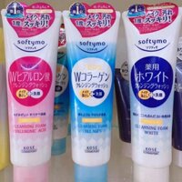 Sữa rửa mặt Kose Softymo Collagen, nội địa Nhật 220g phù hợp với mọi loại da