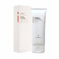 Sữa rửa mặt Lanci Sakura Cleanser Smooth & Gentle 100g Hỗ trợ làm sạch giúp cân bằng da Dịu nhẹ cho da mặt