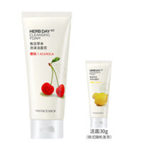 Sữa Rửa Mặt Lãng Mạn Anh Đào Lựu Trái Cây Chanh Đậu Xanh Sữa Rửa Mặt Làm Sạch Sâu Sản Phẩm Chính Hãng