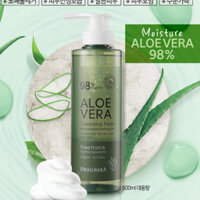 Sữa rửa mặt lô hội dưỡng ẩm và làm sạch sâu Kwailnara Aloe Vera Cleansing Foarm 98 Purity 500ml