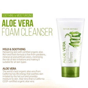 Sữa rửa mặt lô hội Nature Republic 150ml