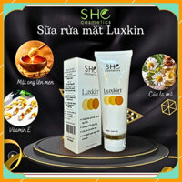 Sữa Rửa Mặt LUXKIN, Tinh Chất Mật Ong Lên Men Dưỡng Ẩm, Ngăn Ngừa Lão Hóa 100ML