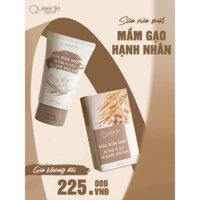 SỮA RỬA MẶT MẦM GẠO HẠNH NHÂN QUEENIE SKIN 120G sữa rửa mặt không bọt