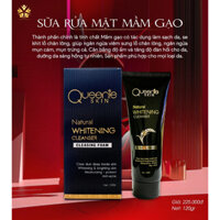 Sữa rửa mặt mầm gạo Queenie skin làm sạch da căng bóng da hỗ trợ da dầu  không tạo bot