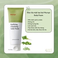 Sữa rửa mặt Ma:nyo sạch sâu không kích ứng Purifying Cleasing Soda Foam Hàn Quốc - 150ml