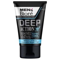 Sữa rửa mặt mát lạnh sảng khoái Men's Biore Foam Deep Action (100g)