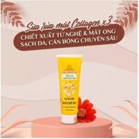 Sửa Rửa Mặt Mật Ong Nghệ , Collagen x3 sạch da cực tốt