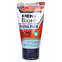 Sữa Rửa Mặt Men''s Biore Kháng Khuẩn Kiểm Soát Nhờn (100g)