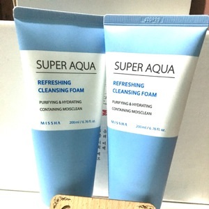 Sữa rửa mặt Missha Super Aqua Refreshing Cleansing Foam 200ml