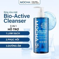 Sữa rửa mặt MOCHA Bio Active Cleanser 300ml dịu nhẹ lành tính, cho da dầu mụn nhạy cảm