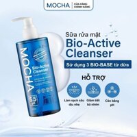 Sữa Rửa Mặt Mocha Bio Active Cleanser 300ml Dịu Nhẹ Lành Tính, Cho Cả Da Dầu Mụn Nhạy Cảm