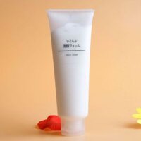 Sữa rửa mặt Muji Face Soap trắng 120g