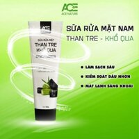 Sữa rửa mặt nam ACEMAN 100 gram chiết xuất than tre cho da dầu kiểm soát nhờn ngừa mụn