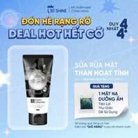 Sữa rửa mặt nam Than Hoạt Tính 30Shine Skin&Dr dưỡng ẩm trắng da - 30Shine phân phối chính hãng
