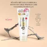 Sữa rửa mặt Nameraka Honpo WR  150g ngăn ngừa lão hóa,se khít lỗ chân lông