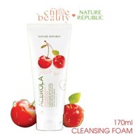 Sữa rửa mặt NATURE REPUBLIC Fresh Herb Acerola Cleansing Foam 170ml