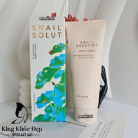 Sữa Rửa Mặt Nature Republic Snail Solution Foam Cleanser – Làm sạch & tái tạo da với dịch nhầy ốc sên