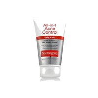 Sữa Rửa Mặt Neutrogena All in 1 Acne Control Daily Scrub 125ml