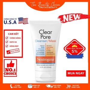 Sữa rửa mặt Neutrogena Clear Pore Cleanser Mask