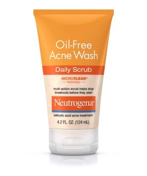 Sữa rửa mặt Neutrogena Oil Free Acne Wash Daily Scrub 125ml