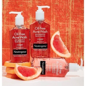 Sữa rửa mặt Neutrogena Oil-Free Acne Wash Pink Grapefruit Foaming Scrub 198ml