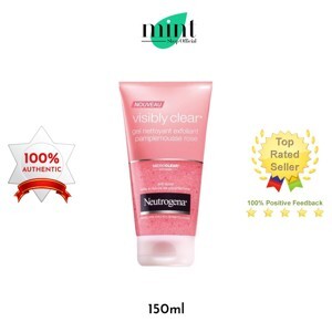 Sữa rửa mặt Neutrogena Visibly Clear Gel Nettoyant Exfoliant Pamplemousse Rose