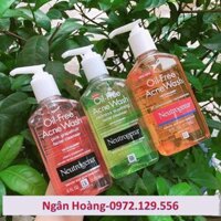 Sữa rửa mặt Neutrogena Oil-Free Acne Wash 177ml.