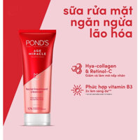 Sữa Rửa Mặt Ngăn Ngừa Lão Hóa Pond's Age Miracle 100g