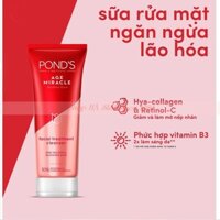 Sữa Rửa Mặt Ngăn Ngừa Lão Hóa Pond's Age Miracle (100g)