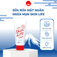 Sữa Rửa Mặt Ngăn Ngừa Mụn Skin Life Loại Bỏ Tế Bào Chết Mờ Thâm Nám Thu Nhỏ Lỗ Chân Lông 130g