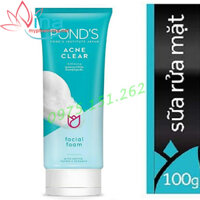 Sữa Rửa Mặt Ngừa Mụn Ponds Acne Clear 100g