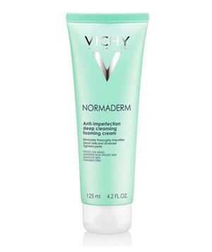 Sữa rửa mặt ngừa mụn se khít lỗ chân lông Vichy Normaderm Anti-imperfection Deep Cleansing Foaming Cream 125ml