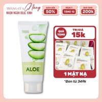Sữa rửa mặt Nha Đam Tạo Bọt Mềm Mịn Làm Sạch Sâu, Dưỡng ẩm, Ngừa Mụn Tenzero Balancing Foam Cleanser Aloe 100ml