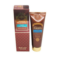 Sữa Rửa Mặt Nhau Thai Cừu 3W Clinic Premium Placenta Clear Foam Cleansing 180ml