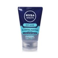 Sữa rửa mặt Nivea men anti acne oil control mud foam .je